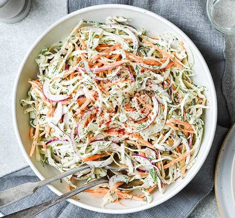 Homemade Slaw, Healthy Coleslaw, Homemade Coleslaw, Cole Slaw, Bbc Good Food, Coleslaw Recipe, Bbc Good Food Recipes, Food Shows, Food Magazine