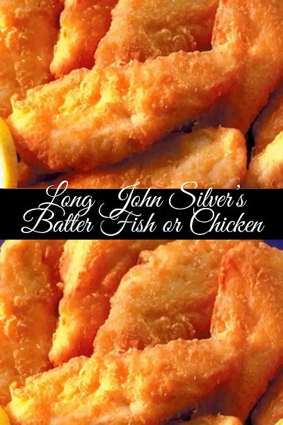 Long John Silver’s Batter Fish or Chicken recipe Silver Fish Recipe, Beer Battered Fish Recipes, Hawaii Fish, Fish Batter, Gameday Food, Fish Batter Recipe, Fish N Chips Recipe, Fish Breading, Deep Fried Recipes