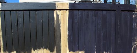 No wrought-iron garden fence to provide the appropriate dramatic backdrop? Paint a wood fence black, or a near-black shade of dark green. Black Fence Paint, Diy Fences, Brooklyn Garden, Fence Colors, Fence Paint Colours, Home Fencing, Fence Stain, Fence Plants, Black Fence