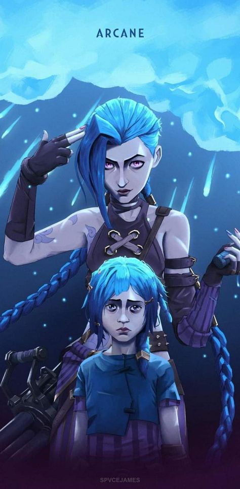 Arcane Artwork, Arcane Twitter, Jinx Fanart, Arcane Wallpaper, Jhin League Of Legends, League Of Legends Poster, Image Dbz, Jinx League Of Legends, League Of Legends Characters