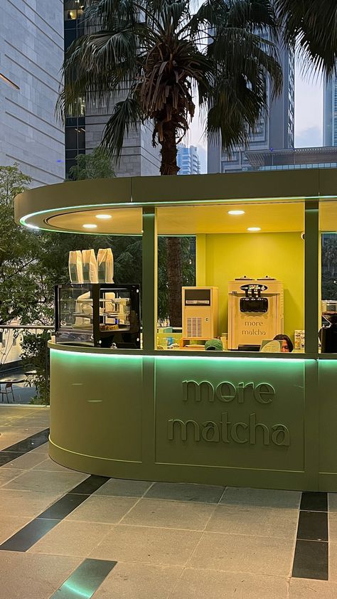 #aesthetic #night #cozy #matcha #cafe #coffee Matcha Cafe Design, Matcha Bar Design, Matcha Pop Up, Matcha Cafe Interior, Matcha Cafe Aesthetic, Matcha Coffee Shop, Matcha Business, Matcha Branding, Matcha Bar