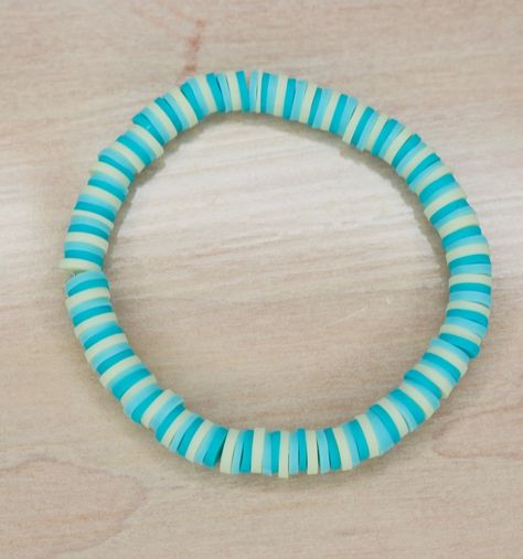 This Beaded Bracelets item is sold by SunsetzShop. Ships from United States. Listed on Jul 9, 2023 Summery Bracelet, Teal Gradient, Crush A, Clay Bead Bracelet, Clay Bracelet, Clay Bead, Sweet Notes, Light Teal, Clay Beads