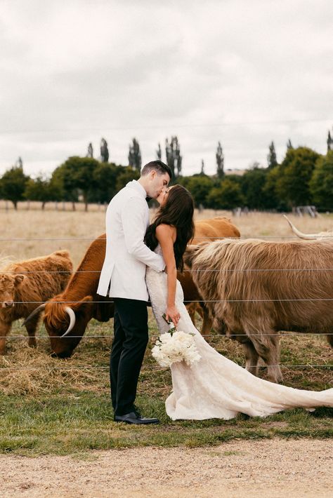 Country Meets City Wedding, Farm Wedding Poses, Farm Wedding Dress, Elegant Country Wedding, Country Wedding Pictures, Elegant Backyard Wedding, Timeless Bride, Farm Wedding Photography, Farm Pond