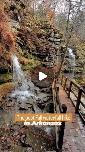 Sarah Heer | Travel Creator on Instagram: "Rain makes waterfalls!! (Info 👇)

This trail is definitely a favorite, especially for a Fall hike after the rain. There are caves and crevices and rock formations, along with my favorite section of the trail with a tall waterfall you walk underneath.

📍Devil's Den Trail
Devil's Den State Park
Winslow, Arkansas

🥾1.1 mile loop
😮‍💨Considered moderate in sections
🐶Dog-friendly (leashed)

Have you ever been to Devil's Den State Park?
TAG someone you want to go with!! 
 

#arkansas #devilsden #waterfallhike #waterfall #fallhike
Places to go things to do in Arkansas bucket list weekend getaway" Things To Do In Arkansas, Fall Hike, Waterfall Hikes, Fall Hiking, After The Rain, Rock Formations, Weekend Getaway, The Trail, Tag Someone