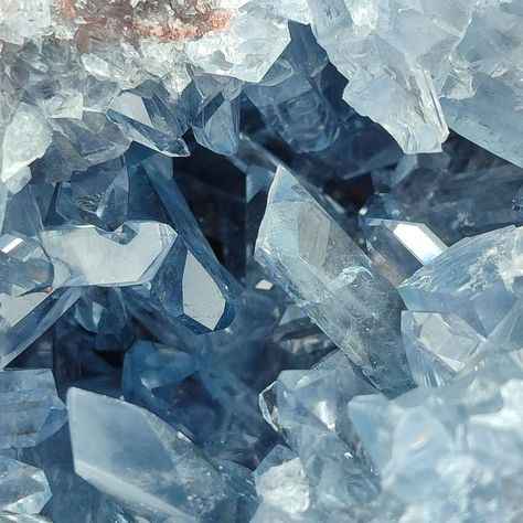 Discover the Power of Blue Healing Crystals Crystal Background, Gel Primer, Celestite Crystal, Crystal Aesthetic, White Crystals, Crystal Collection, Crystal Cluster, Crystals Minerals, Minerals Crystals