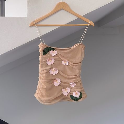 Vintage Brown Mesh Camisole S-M - Etsy Beige Delicate Straps Camisole, Vintage Camisole With Built-in Bra For Summer, Pink Fitted Vintage Camisole, Vintage Sleeveless Camisole With Built-in Bra, Vintage Sheer Sleeveless Camisole, Vintage Brown, Pink Floral, Wedding Shop, Mesh