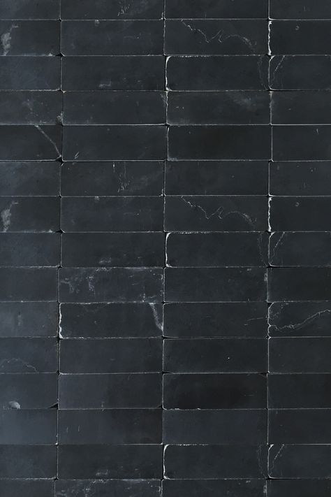 Light Kitchen Floor, Brick Style Tiles, Black Slate Floor, Black Mosaic Tile, Brick Mosaic, Cute Cottages, Black Floor Tiles, Mosaic Texture, Black Mosaic