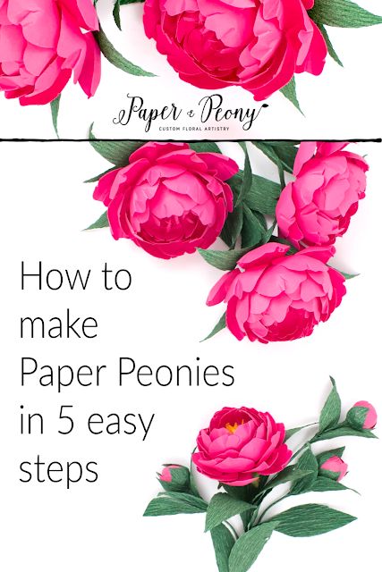 Construction Paper Flowers, Paper Succulents, Paper Flower Patterns, Origami Fashion, Fleurs Diy, Easy Paper Flowers, Paper Peonies, Paper Flower Wall Decor, Large Paper Flowers