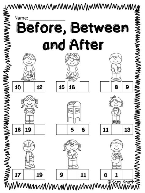 Before, Between, After Before Between After Math Worksheets, After Before Between Worksheet, Before After Between Numbers Worksheets, Sharing Maths Activities, Before And After Worksheets, Free Preschool Printables Alphabet, Color Worksheets For Preschool, Kindergarten Reading Worksheets, Work Sheet