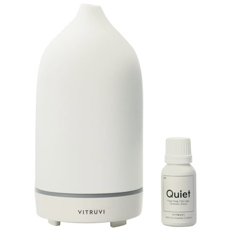 Vitruvi Quiet Time Diffuser Set House Moodboard, Floral Essential Oils, Room Wishlist, Quiet Time, Lavender Oil, Good Sleep, Ylang Ylang, My New Room, Essential Oil Blends