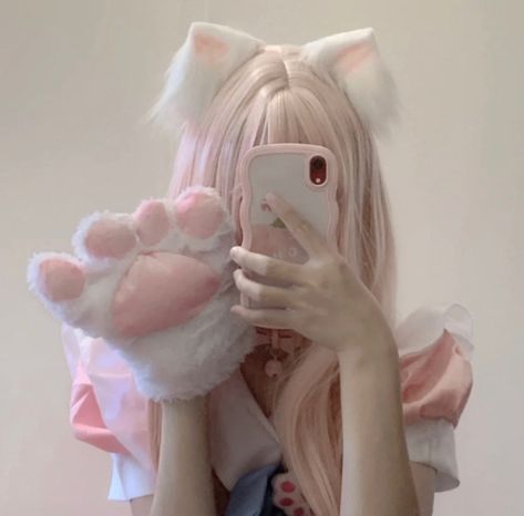 Catgirl cosplay Soft Girl Aesthetic, Cat Girl, Soft Girl, Fun Games, Group Chat, Bones, Follow Me, Building