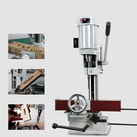 MK361A Tenoner Household Square Hole Mortising Machine Woodworking Tenon Machine Teuoning Machiner Small Bench Drilling Tool|Tool Parts| - AliExpress Mortice Tenon Joints, Joiners Mallet, Mortising Machine, Cheap Tools, Drilling Tools, Small Bench, Joinery, Better Living, Bench