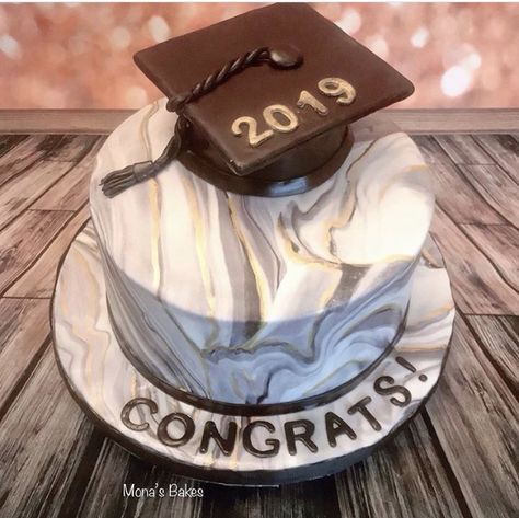 Marble Graduation Cakes, Cake For Graduation, Architecture Cake, Celebrate Good Times, Graduation Hat, Graduation Cake, Marble Cake, Graduation Cakes, Grad Party