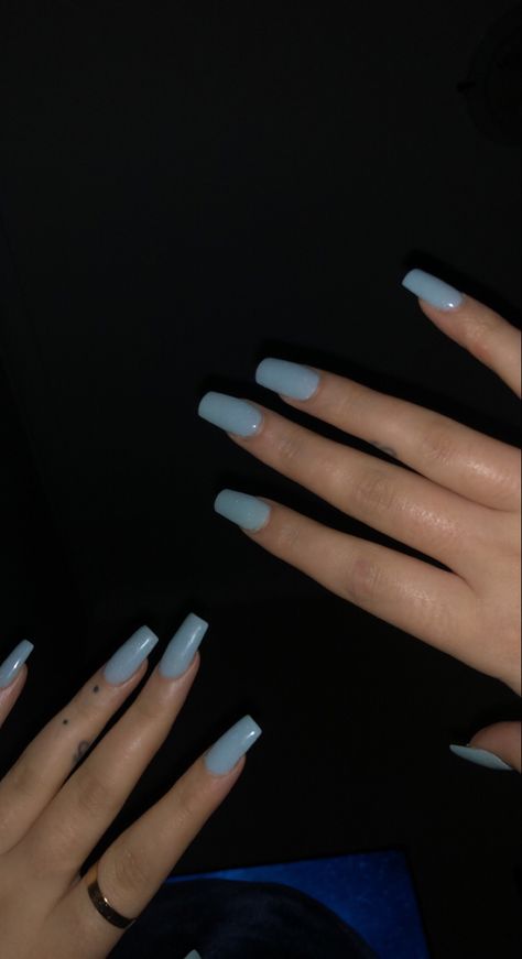 #snsd #snsdippingpowder #dippowdernails #nails #blue #babybluenails #handtattoos Sns Dipping Powder Nails Blue, Sns Nails Blue, Blue Sns Nails, Sns Blue Dip Powder, Sns Dip Nails, Sns Nails, Nails Blue, Dip Nails, Dipped Nails