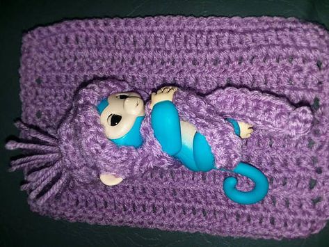 Fingerlings Monkey, Monkey Hat, Hat Scarf, Blanket Set, Monkeys, Crochet Hats, Preschool, Slippers, Etsy Shop