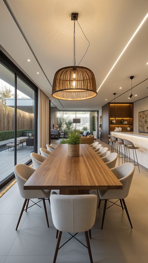 Dining Table For 12 Modern, Light Flooring Dining Room, Extra Large Dining Table, Long Dining Room Layout, Dark Wood Kitchen Table, Long Wooden Dining Table, Dining Room Wood Table, Slim Dining Table, Long Kitchen Table