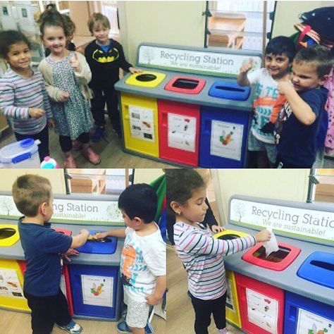 More #adorable pics from our #happy  #Ecowarrior #kindergarten #children.  #projectsinspired #recyclingstation #teachersofinstagram #educate #reducereuserecycle #reduce #reuse #recycle #zerowaste #protectourplanet #sustainableliving #sustainability #eco #ecofriendly #bin #waste #teachingideas #creativelearning #classroomdecor #educate #teacher #lessonplans #primaryschool #school #childcare #preschool Re-post by Hold With Hope Recycle Bins, Recycling Station, Eyfs Classroom, Post Secondary Education, Eco Warrior, Experiential Learning, Reduce Reuse Recycle, Recycled Projects, Work Activities