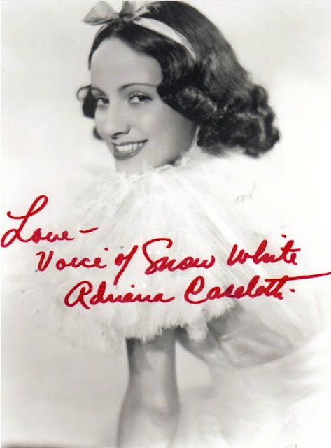 Adriana Caselotti Adriana Caselotti, Disney Princess List, Snow White 1937, Snow White Prince, To My Younger Self, Official Disney Princesses, Walter Elias Disney, Younger Self, Fast Pass