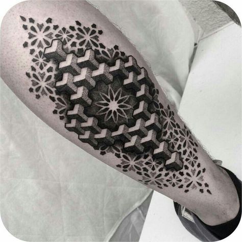 Geometric Tattoo Sleeve Designs, Geometric Mandala Tattoo, Geometric Sleeve Tattoo, Sacred Geometry Tattoo, Muster Tattoos, Geometry Tattoo, Elbow Tattoos, Geometric Tattoo Design, Irezumi Tattoos