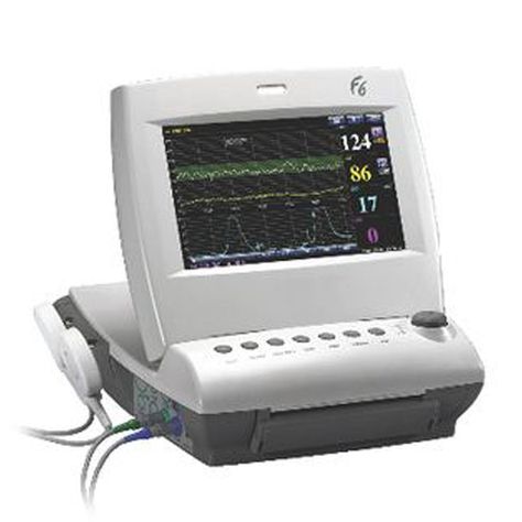 Fetal Monitor F6 - MedGyn Fetal Monitor Single or Twin FHR High Technology, Color Display, Office Phone, Corded Phone, Healthcare Professionals, Landline Phone, Twins, Medical, Technology