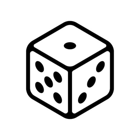 Free vector cartoon dice | Free Vector #Freepik #freevector #pencil-sketch #sketch #drawing #pencil-drawing How To Draw Dice, Dice Sketch, Dice Doodle, Controller Drawing, Dice Line Art, Dice Outline, Dice Drawing, D&d Dice Drawing, Dice Vector