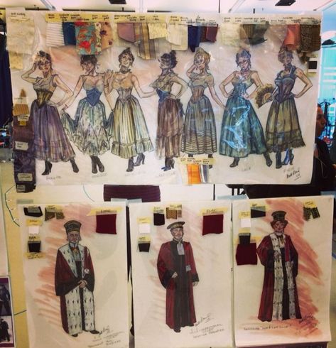 BWW Exclusive Interview: Tony-Winning Costume Designer Ann Hould-Ward Talks Paper Mill's Broadway-Bound CAN CAN Les Miserables Costumes, Costume Design Sketch, Art Costume, Theatre Design, Theatre Costumes, Fashion Sketchbook, Costume Designer, Stage Costume, Can Can