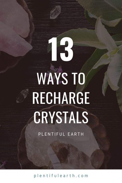 How To Recharge Crystals, Recharging Crystals, Recharge Crystals, Clear Chakras, Witch Crystals, Spiritual Girl, Zen Vibes, Crystal Witch, Good Luck Charms