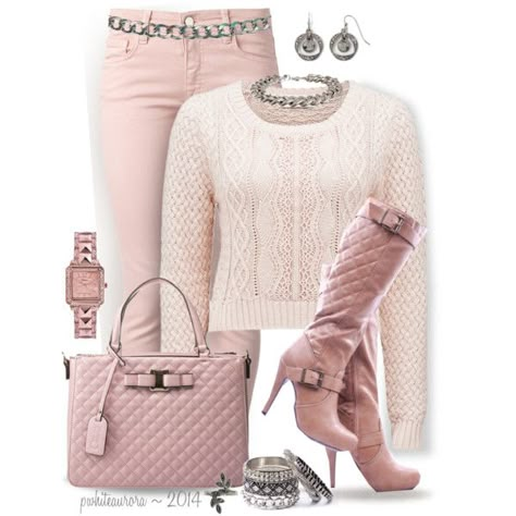 ❄️ Casual Outfit Inspiration, Fashion Attire, Fashion Design Clothes, Trending Fashion, Fall Fashion Outfits, Cable Knit Sweater, Winter Fashion Outfits, Fashion Fall, Work Fashion