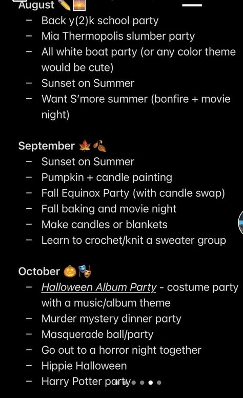 September Hosting Ideas, Monthly Party Ideas, Women’s Group Ideas, Friend Halloween Party, Fun Events To Host, How To Host A Party, Hosting Event Ideas, Hosting Ideas Entertaining, Hosting Ideas For Each Month