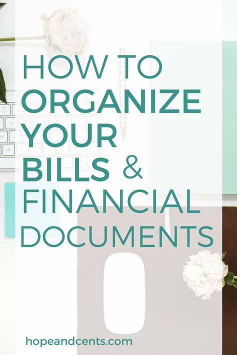 How to Organize Your Bills and Financial Documents Filing Tips, Household Finances, Organisation Tips, Managing Money, Financial Organization, Organizing Paperwork, Bill Organization, Financial Fitness, Financial Plan