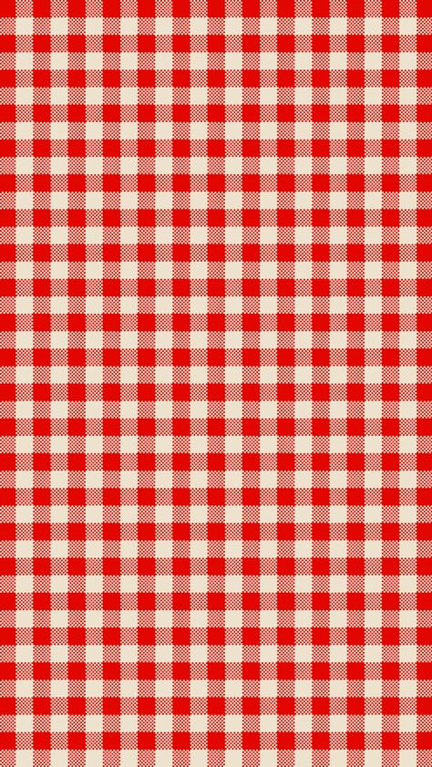 Baggu Wallpaper, Iphone Background Red, Scene Hello Kitty, Desain Quilling, Red Wall, Iphone Wallpaper Photos, Gingham Pattern, Red Gingham, Cute Patterns Wallpaper