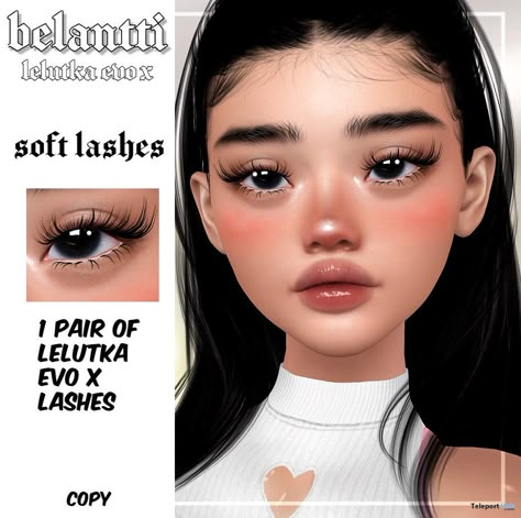 Soft Sims 4 Skin, Sims 4 Alpha Cc Presets, Sims 4 Soft Makeup, Sims 4 Face Presets Nose, Sims 4 Cc Eyelashes Kijiko Skin Details, Sims 4 Dreamgirl Eyelashes, Sims 4 Default Lashes, Sims 4 Cc Maxis Match Skin Details Lashes, Sims 4 Cc Lash Extensions