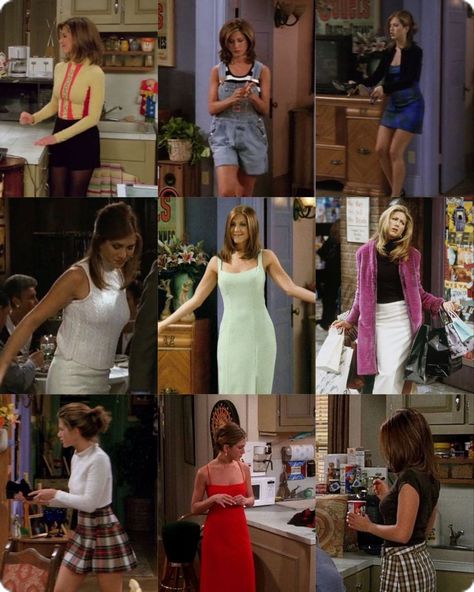 Green Y2k Outfit, Friends Rachel Outfits, Outfit Mood Board, 90s Teen Fashion, Estilo Rachel Green, Rachel Green Friends, Rachel Green Style, Rachel Green Outfits, The It Girl