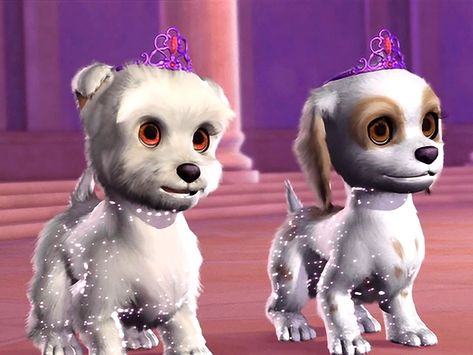 Barbie Diamond Castle, Barbie And The Diamond Castle, Fox Terrier Puppy, Barbie Dog, Old Cartoon Shows, Princess Charm School, Barbies Pics, Best Friends Cartoon, Friend Cartoon