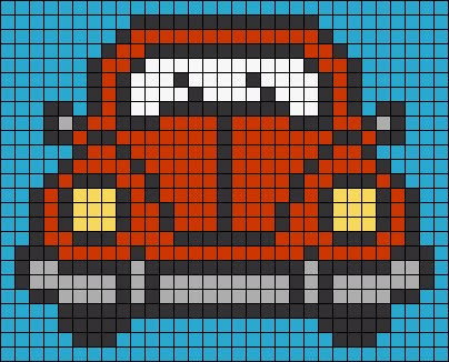 F1 Alpha Pattern, Car Alpha Pattern, Cars Cross Stitch, Disney Cars Cross Stitch Patterns, Race Car Cross Stitch Pattern, Cross Stitch Fonts, Tiny Cross Stitch, Graph Design, Pola Kristik