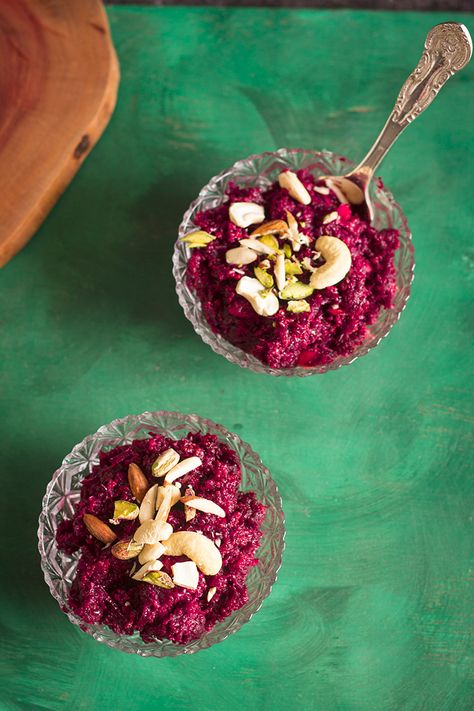 beetroot halwa Beetroot Halwa, International Desserts, Halwa Recipe, Milk And Sugar, Indian Dessert, Winter Desserts, Indian Dessert Recipes, Dry Fruits, Indian Desserts