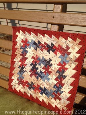 Twister Quilts, Pretty Quilts, Amazing Quilts, Pineapple Quilt, Blue Quilt, Patriotic Quilts, Quilt Of Valor, Pinwheel Quilt, Miniature Quilts