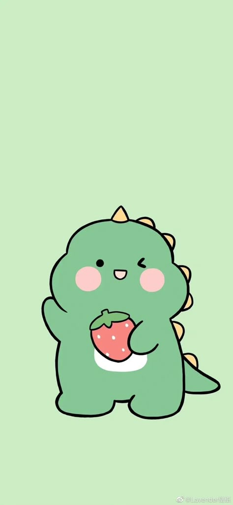 Pp Dino Cute, Kawaii Dinosaur Wallpaper, Cute Dinosaur Wallpaper Aesthetic, Green Dino Wallpaper, Cute Dinosaur Wallpaper Iphone, Dino Kartun, Pp Dino, Cute Green Dino, Pikachu Wallpaper Iphone