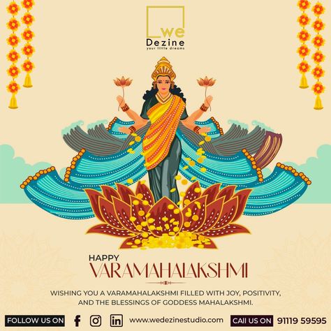 May Goddess Lakshmi shower her blessings on you and you have a happy and beautiful life always. Happy Varalakshmi festival. . #varalakshmi #varamahalakshmifestival #mahalakshmi #Wedezine Happy Wishes, Always Happy, Goddess Lakshmi, Beautiful Life, Life Is Beautiful, Festival, Shower, Quick Saves