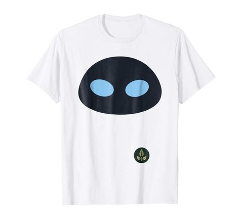 Amazon.com: Disney Pixar Wall-E Eve Face Halloween Graphic T-Shirt: Gateway Eve Disneybound, Wall E And Eve, Wall E Eve, Robot Costumes, Halloween Eve, Stitch Collection, Disney Wall, Face Graphic, Halloween Graphic