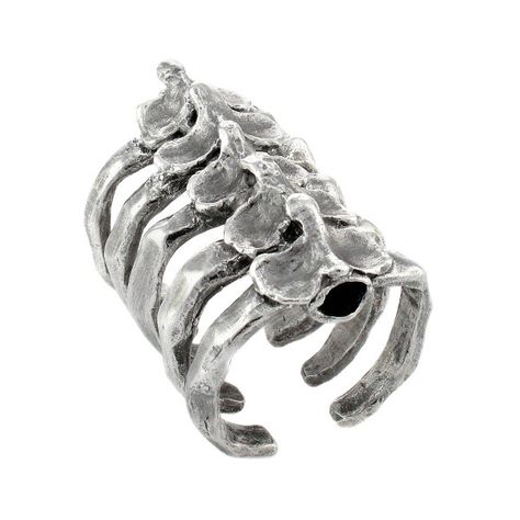 BJØRG AFTER EDEN black spine ring ($130) ❤ liked on Polyvore featuring jewelry, rings and bjorg jewelry Edgy Jewelry, Dope Jewelry, Funky Jewelry, Dream Jewelry, Jewelry Inspo, Pretty Jewellery, Piercing Jewelry, Cute Jewelry, Eden