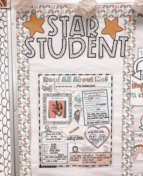 Classroom Setup Elementary, Teaching Classroom Decor, Elementary Classroom Themes, Star Student, Teaching Classroom Management, Teachers Room, Kindergarten Classroom Decor, Elementary Classroom Decor, Elementary School Classroom