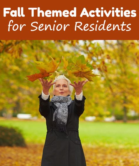 Autumn is here and it’s time to start planning fun fall events for your residents. If you’re looking for ideas, simply use upcoming observances as inspiration for your senior activities. For instance, try out the following seven themes as a guide for this year’s autumn festivities in your senior facility. Fall Festival Ideas For Seniors, Thanksgiving Crafts For Seniors Assisted Living, Fall Senior Activities Ideas, Fall Activities For Nursing Home Residents, Activities For Seniors Memory Care, Fall Activities For Seniors Assisted Living, Fall Festival Ideas For Adults, Fall Festival Activities For Adults, Fall Crafts For Elderly Assisted Living