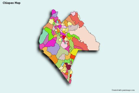 Genera Grafico De Mapa De Chiapas . Colorear Mapa De Chiapas con estadísticas. Mapa Interactivo de Chiapas Online (vectorial). Visualización de Datos en el Mapa de Chiapas. Cafe, Map, Color