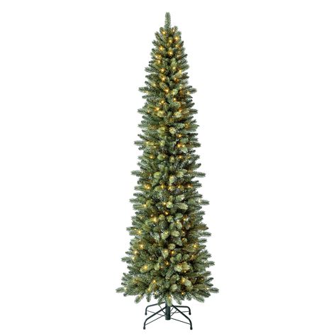 7ft. Pre-Lit Avalian Pencil Pine Artificial Christmas Tree, Warm White Fairy LED Lights by Ashland® | Michaels Best Artificial Christmas Trees Michaels Stores, Michaels Christmas Decor, Harry Potter Lamp, Fairy Led Lights, Room Decorated For Christmas, Pencil Pine, Georgia Christmas, 7ft Christmas Tree, Best Artificial Christmas Trees