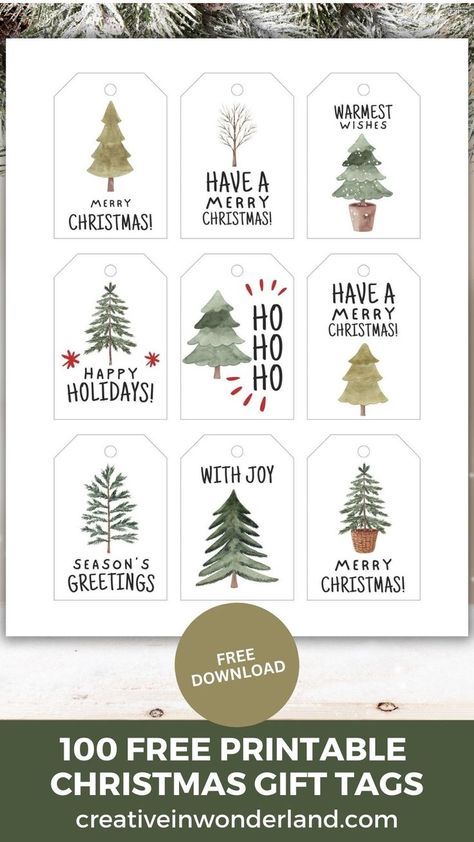 It’s time to start wrapping up gifts for your family, spouses, friends, and/or coworkers. So I’m here to help you, I’ve created 100 beautiful Christmas gift tags, perfect for adding that extra touch of holiday magic to your gifts. Christmas gift tags dyi, Christmas gift tags handmade. Holiday Gift Tags Printable Free, Christmas Gift Tag Free Printable, Christmas Tags Printable Free Templates, Christmas Gift Tags Free Printable, Christmas Gift Tags Printable Templates, Holiday Gift Tags Diy, Christmas Tags To Print, Gift Tag Template Free Printable, Free Holiday Gift Tags