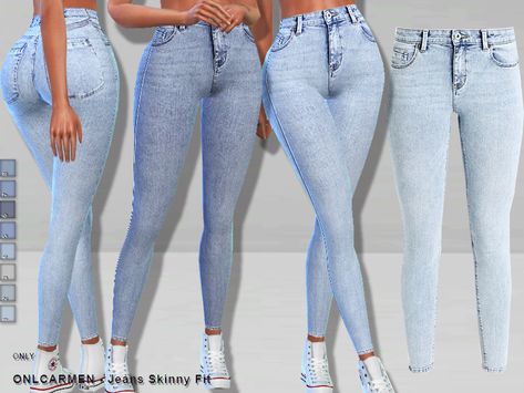 Sims Fits, Mods Ts4, Clothes Cc, Die Sims 4, Sims Clothes, Ripped Jeggings, Sims 4 Downloads, Sims4 Clothes, Sims 4 Cc Packs