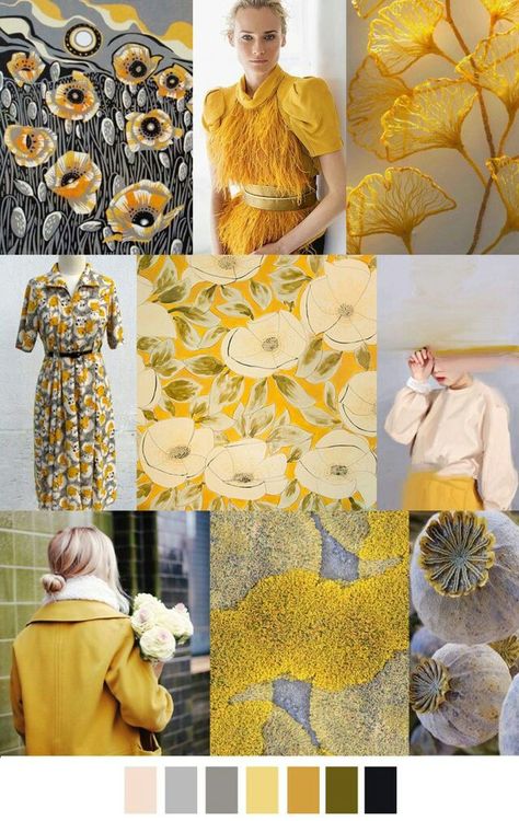 Pattern Curator, Color Trends 2017, Colour Fashion, Poppy Color, Desain Editorial, Stylist Fashion, Lemon Poppy, 2017 Fashion Trends, Color Crush