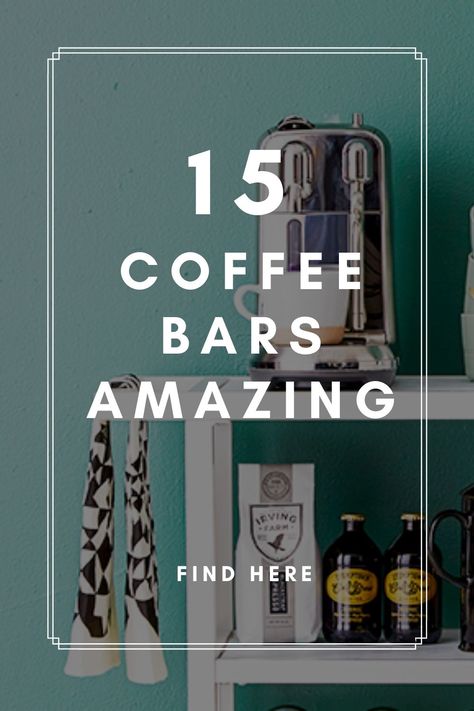 15 Coffee Bar Ideas to Make Your Kitchen a Barista's Dream Diy Coffee Bar Ideas, Espresso Machine Kitchen, Mobile Coffee Cart, Coffee Bar Cart, Coffee Machine Kitchen, Coffee Station Kitchen, Dream Cafe, Coffee Bar Station, Coffee Bar Ideas