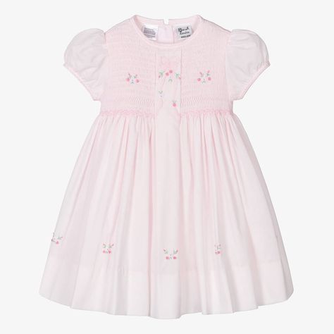 Vintage Baby Girl Clothes, Cottagecore Wallpaper, Vintage Girls Clothes, Vintage Baby Dresses, Smocked Baby Dresses, Sarah Louise, Designer Dresses For Kids, Baby Frock, Baby Closet